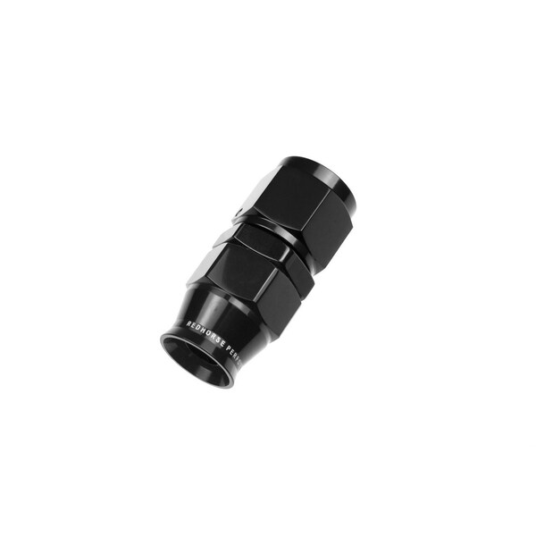 Redhorse HOSE ENDS 8 AN Hose 8 AN Outlet Straight PTFE Reusable Anodized Black Aluminum Single 1200-08-2 - main